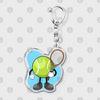 Hobby Sports Lover Tennis Ball Keychains for Accessories Bag I Love Bike Car Keyrings Jewelry Friends Father Boyfriends Gifts