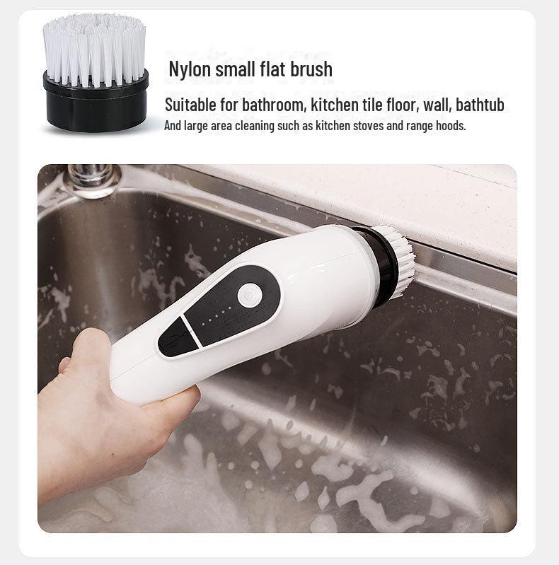 Wireless Dual-Purpose Electric Cleaning Brush for Home, Car, Kitchen, and Bathroom