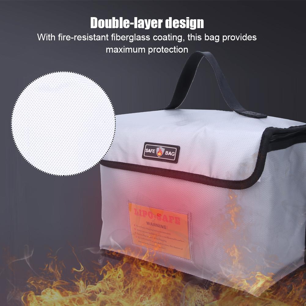 High Temperature Resistant Explosion Proof Safety Bag for Model Aircraft Lithium Battery