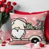 Neuer rosa Liebe bedruckter Kissenbezug Mädchen Herz Kissen Heimdekoration Atmosphäre Kissen Sofakissen