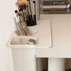 Large Capacity Makeup Organizer with Pen Holder 3 Adhesive Compartments Desktop Storage Box Vanity Desk Organizer Makeup Gift