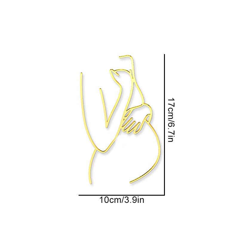 The Mummy To Be Cake Topper Happy Women's Day Expectant Mother Line Art Silhouette Cake Decoration Birthday Party Supplies