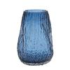 Hestia Blue Fluid Textured Glass Vase