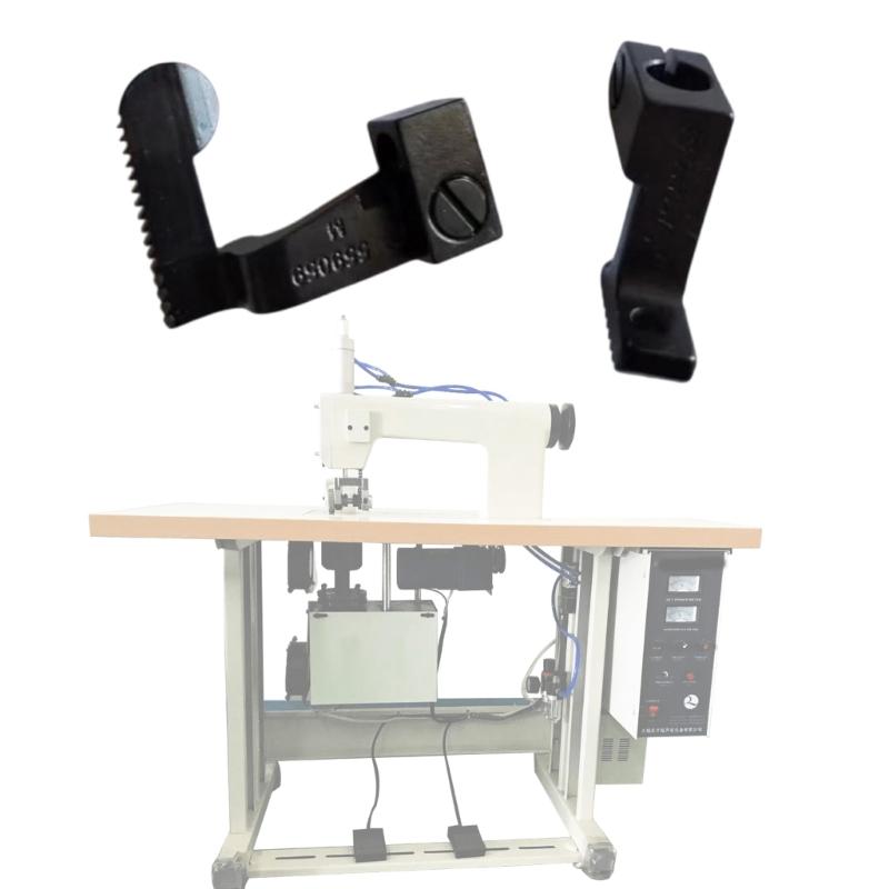Alloys Steel Presser Foot And Needle Plate Set For Overlocker Machine 300U Stitching For Multiple Fabrics Leather