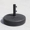 Sunshade Umbrella Base: Water-fillable, Marble, and Resin Models for Fixing Straight Pole and Advertising Umbrellas