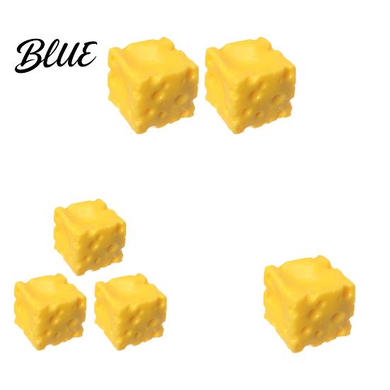Cheese Sensory Toy 1/2/3Pcs Simulated Cube Squeeze Stress Relief Block Adults Ball Fidget Slow Rising Simulation Food Pinch Anxiety