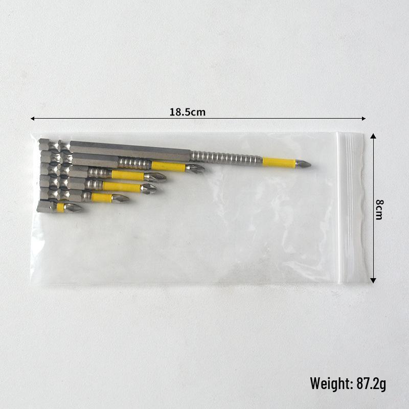 K5 Impact-Resistant Anti-Slip Magnetic Screwdriver Bit - Super Hard Phillips for Electric Drill