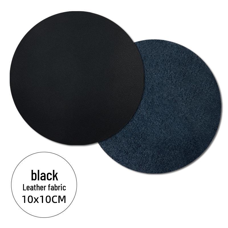 Cross-Border Double-Sided PU Leather Waterproof Non-Slip Coasters - Customizable Corporate Logo Insulation Pads