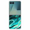 Marble Case For Samsung Z Flip7 Transparent Hard PC Plastic Cover Shockproof Coque for Samsung Galaxy Z Flip 7 5G Funda Zflip7