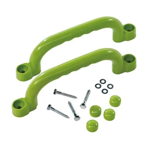 Children Playground Equipment Accessories Colorful Plastic Handle Playhouse Grab Handle Jungle Gym Backyard Playhouse Treehouse