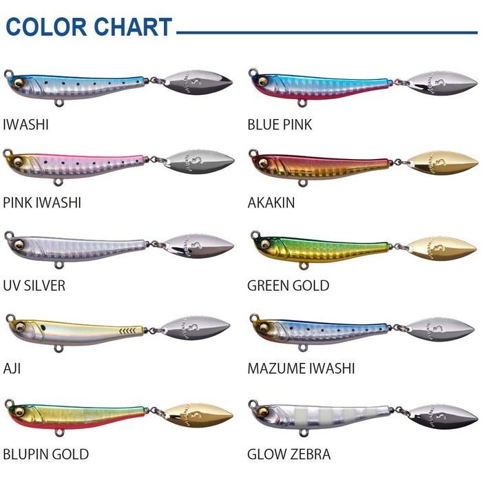 Megabass MAKIPPA 10g Glow Zebra