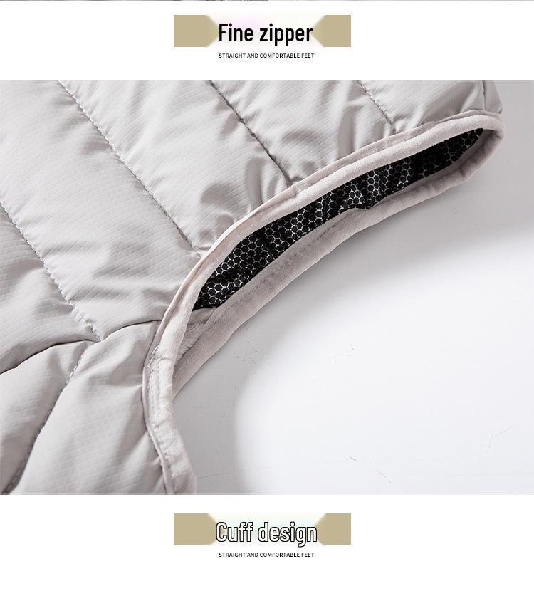 2025 Podzim/Zima Pánská Lehká Teplá Bavlněná Vesta Bez Rukávů - Trendy Módní Styl