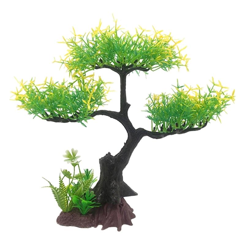 Artificial Plant Aquascaping Ornaments Colorful Fish Tanks Accessory for Freshwater Fish Habitat Enhancement