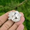 Sterling Silver Rainbow Moonstone Stone Promise Engagement Flower Ring Jewelry