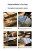 Keman A3-Q Stainless Steel High-Temperature Resistant Foldable Firebed Petal Design