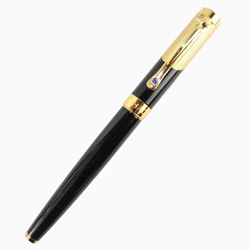 Gullor Advanced Fountain Pen Jinhao 9009 Medium Nib Black and Golden
