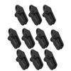 10pcs Tent Tarp Clip Plastic Crocodile Mouth Tent Awning Clamp for Outdoor Camping Canopy