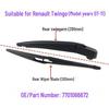 Renault Twingo 2007-2012 Rear Wiper Arm & Blade, OE:77 01 066 672