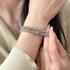 Women Imitation Beaded Bracelet Vintage Luxury Chinese Style Jewelry