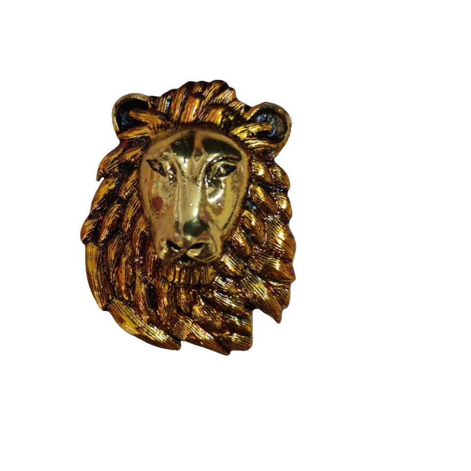 @ Stylish Face Shaped Brooch Pin & Golden Color For Men MA-69-60%Off