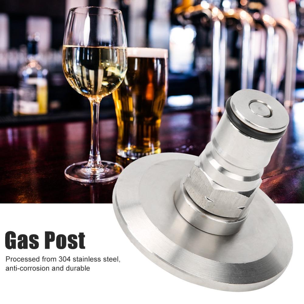 1.5in Gas Lock Post Adapter Stainless Steel Ball Connector Professional Tri Clamp Adapter  Home