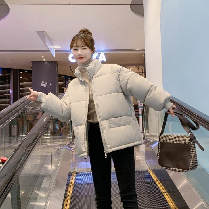 

пуховик из имитации хлопка, новая короткая хлопковая куртка, студенческая одежда, одежда-хлеб, свободная хлопковая куртка, куртка со стойкой XL