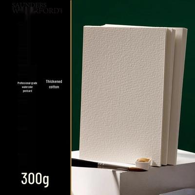 Carta Postcard per Acquerello in Cotone 300g di Grado Artistico - Texture Media per Arte Professionale