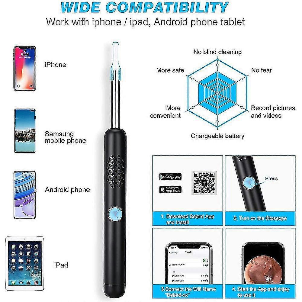 1pcs Ear Wax Removal, Ear Cleaner Ear Wax Removal Kit-wireless Ear Wax