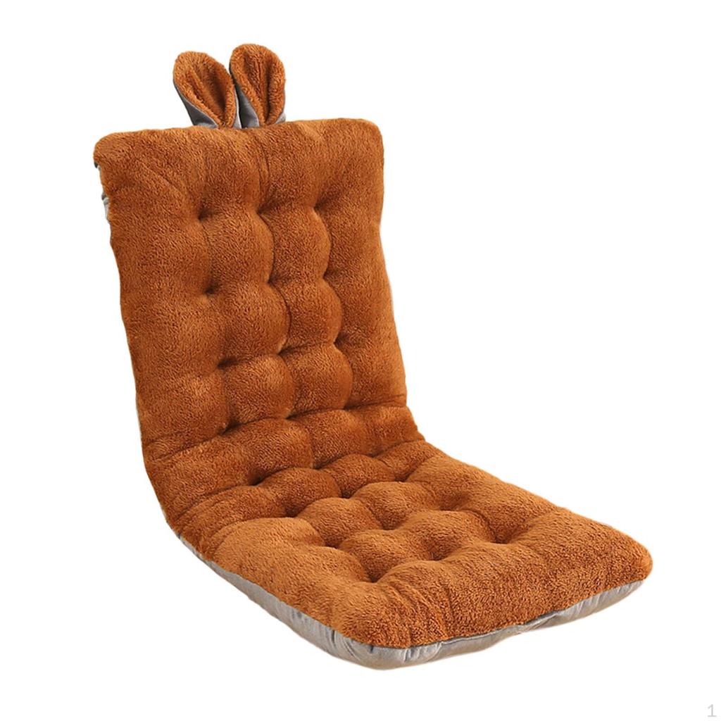 Cushion Chair With Straps Soft Backrest Back Ties Provides for Car, Office