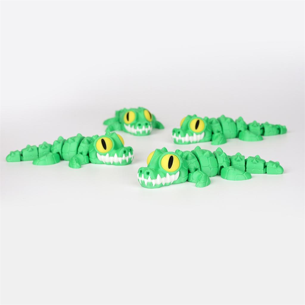 3D-Printed Realistic Animal Model — Articulated, Cartoon-, Stress-Relieving Desktop Ornament