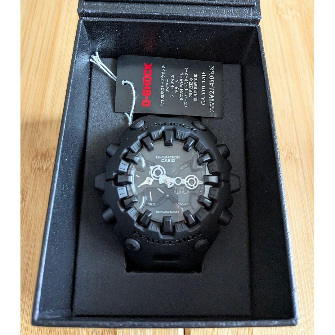Used New and unused Casio G-SHOCK GA-V01-1AJF Black