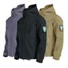 Men's Sharkskin Softshell Tactical Jacket: Windproof, Waterproof, Fleece-Lined for Autumn and Winter