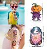 63pcs Halloween Temporary Tattoos Ghost Candy Pumpkin Bat Body Sticker Adult Boys Girl Tattoo Sticker Cosplay Party Sticker Prop