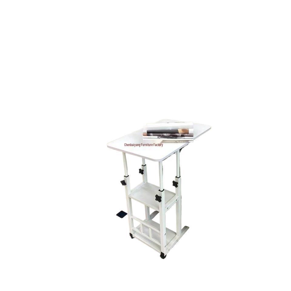 Adjustable Portable Bedside Desk: Movable Study Table for Dorms