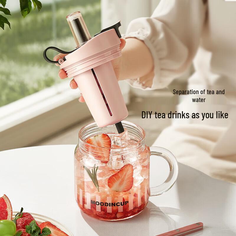 RELEA Portable High Borosilicate Glass Tea Cup