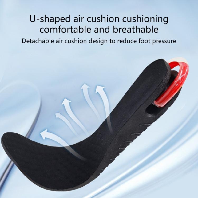 Breathable Height Increase Insole Cushion Invisible Elevator Adjustable Insoles