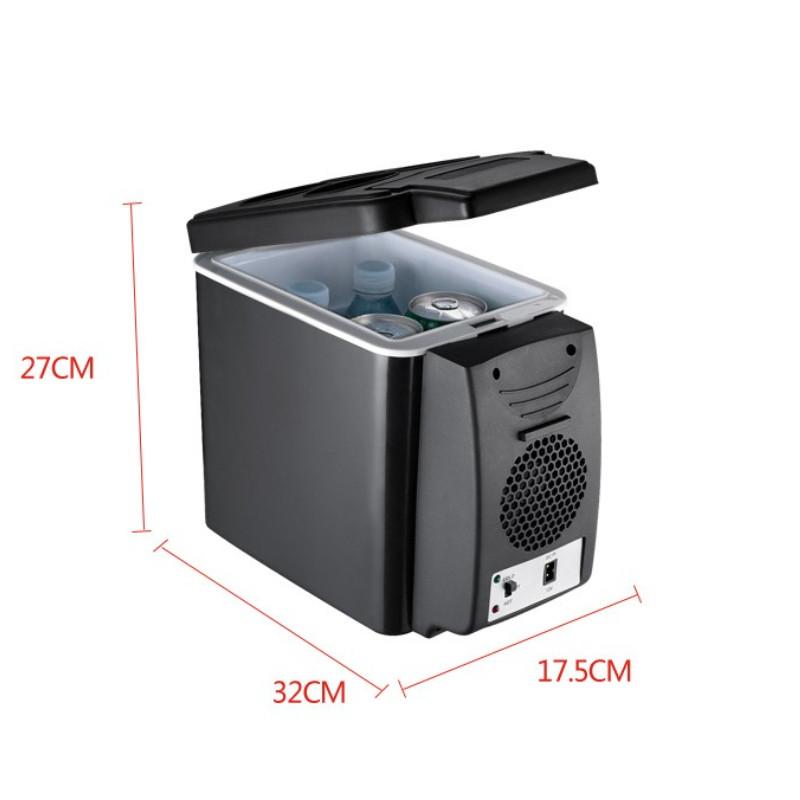 6L/8L Large Capacity Car Refrigerator Small Car & Home Dual Purpose Freezer Portable Mini Fridge
