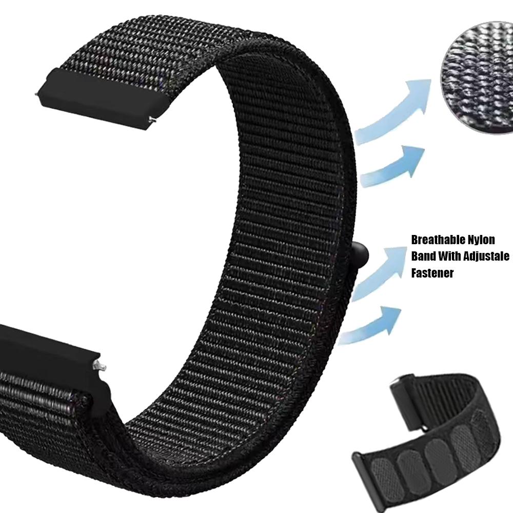 Passante in nylon 22mm Cinturino elastico per Redmi Watch 5 Lite/Active Braccialetto di ricambio traspirante per Xiaomi Watch S4 Cinturino sportivo