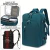 Travel Backpack for Women Men, 15.6 Inch Laptop Backpack Carry On Flight Approved Large Capacity Weekender Overnight Bag, Waterp