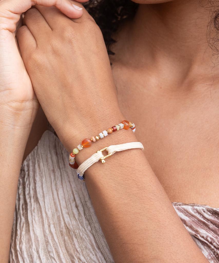Pig&Hen (Women'S) Brontide Mosaic Bracelet - Artani X Gold