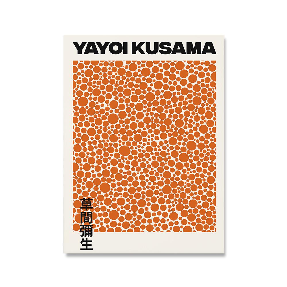 Výstava Yayoi Kusama Plagáty a grafiky Múzeum moderných japonských nástenných obrazov Obraz na plátne do obývačky Home Decor