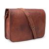 New Men's Messenger Brown Vintage Leather Shoulder Satchel Laptop Bag Large