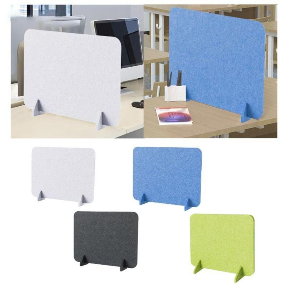 40x60cm Desk Screen Felt Baffle Anti-foam Sound-absorbing Partition Board Student Desk Polyester Fiber Isolation Board