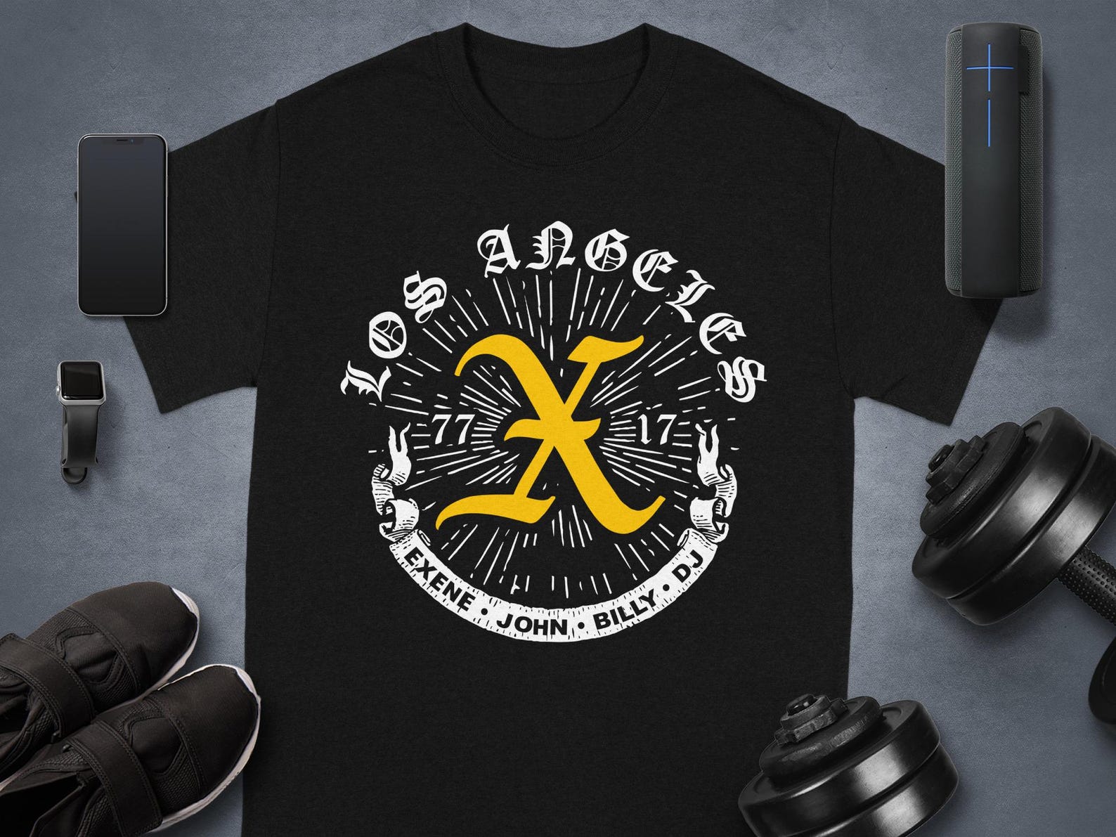 Los Angeles X Punk T-Shirt, Music Band Tee, 1977 Vintage Style, Retro Rock, Concert Shirt, Fan Gift, Band T Shirt XL