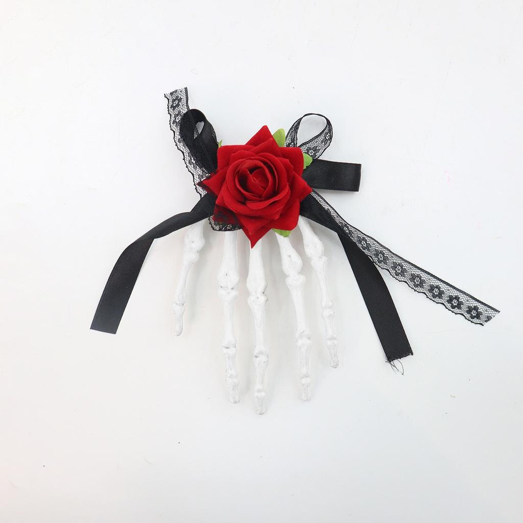 Halloween Gothic Hand Dark Rose Costume Accessory,
