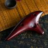 12 Hole Professional Ocarina Stable Intonation Alto C Tone with Protective Bag Instrument for Music Lover Beginner