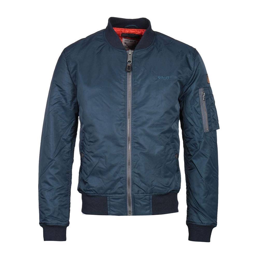 Schott NYC Blouson Bomber 100% nylon marine