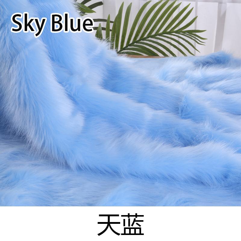 5cm Wool Length 180cm Wide High-grade Imitation Fox Hair Plush Fabric Carpet Fur Clothing Animal Fursuit Hair DIY Sewing Fabric