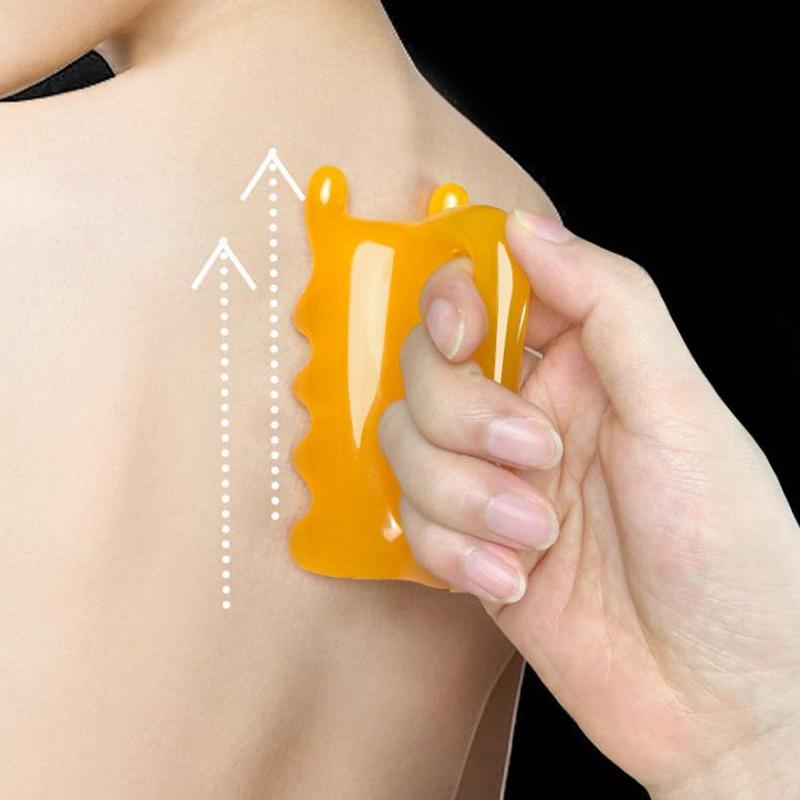 Double Push Massager Shoulder And Neck Point Pull Bar Scraping Massage Multifunctional Body Massage Tool Manual Massage Tool