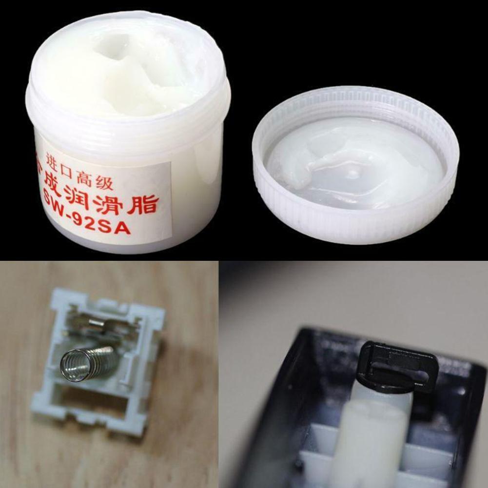 White Synthetic Grease Lubricating Oil Fixing Film Plastic Keyboard Gear Grease Bearing Grease Oil Lubricant Printers Bearing